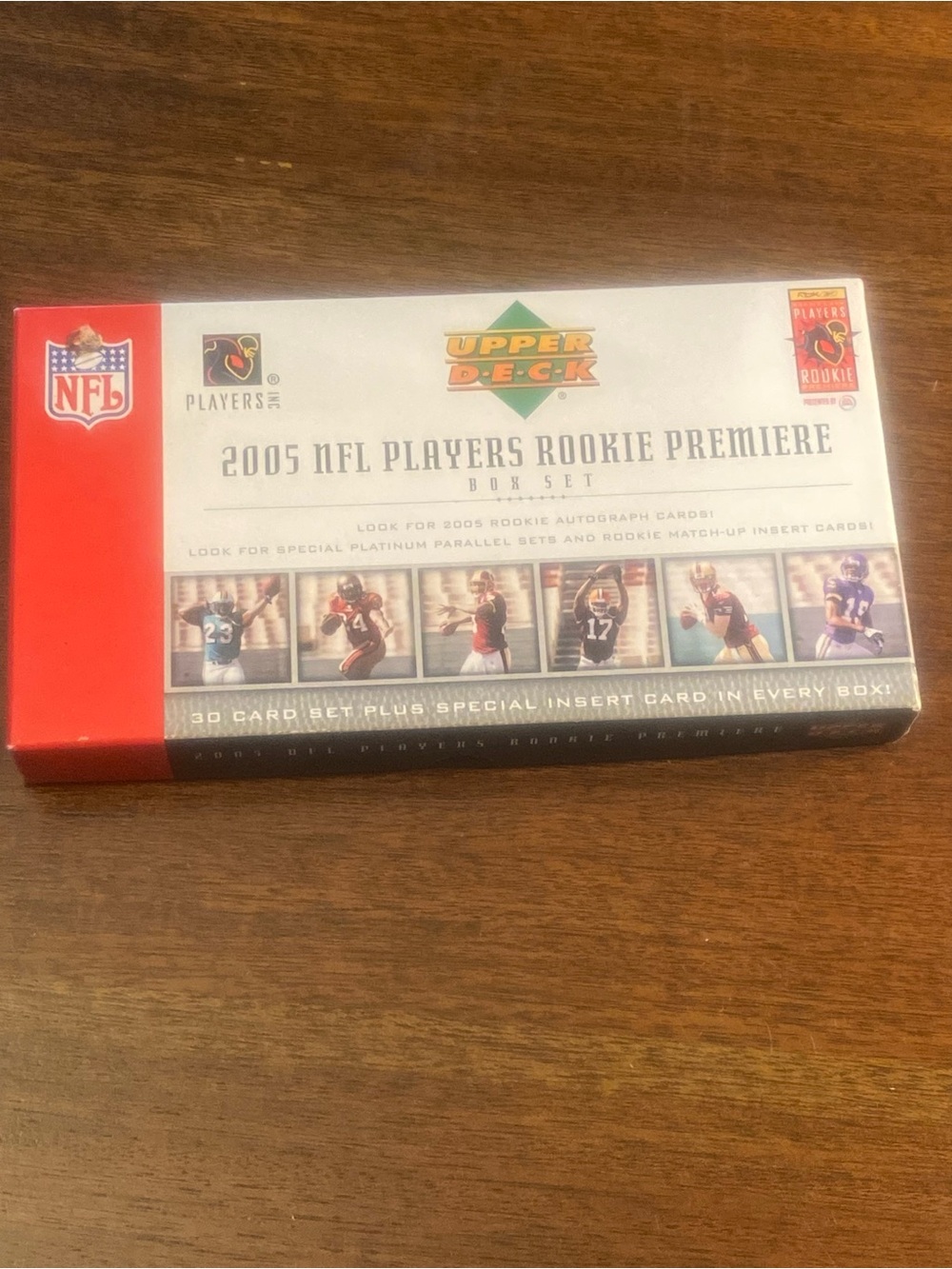 2005 Upper Deck NFL Players Rookie Premiere Box Set Aaron Rodgers RC Open Box